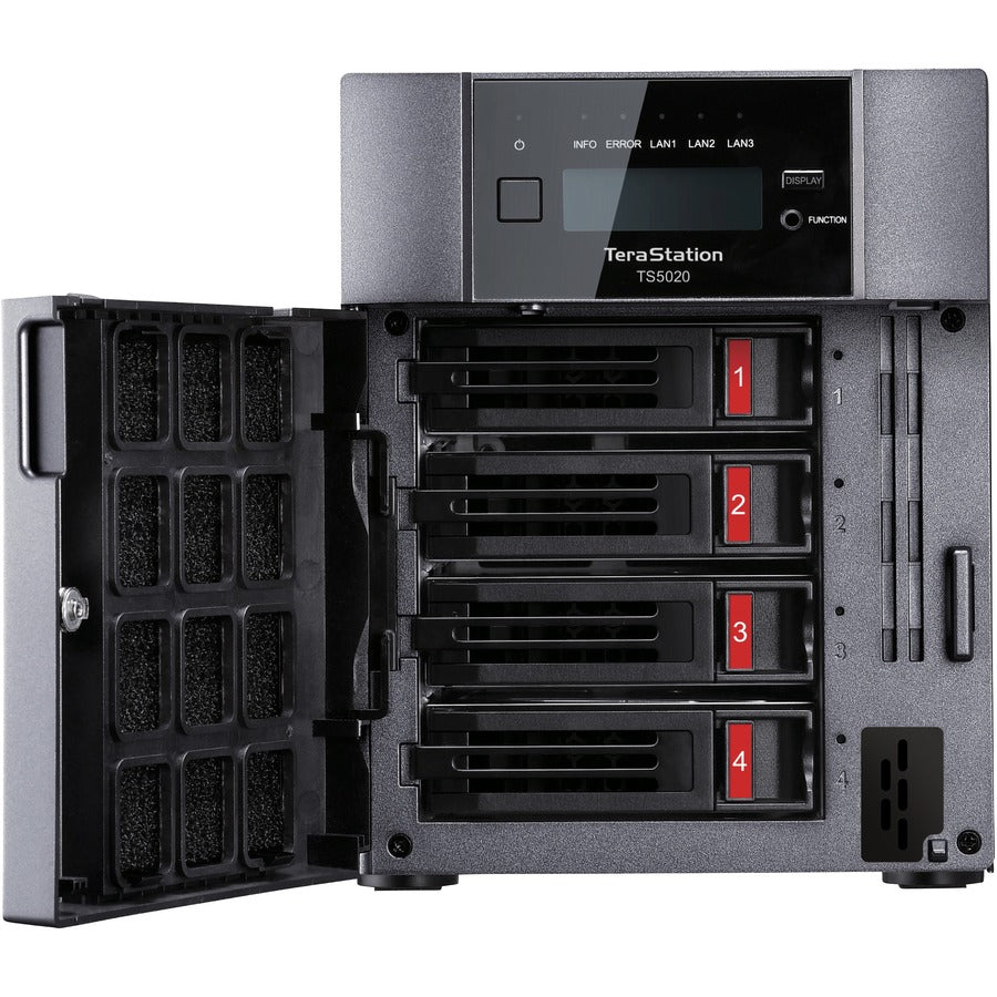 BUFFALO TeraStation 5420DN 4-Bay Secure Business Desktop NAS 32TB (4x8TB) w/ Hard Drives Included BUFFALO TeraStation 5420DN 4-Bay Secure Business Desktop NAS 32TB (4x8TB) w/ Hard Drives Included